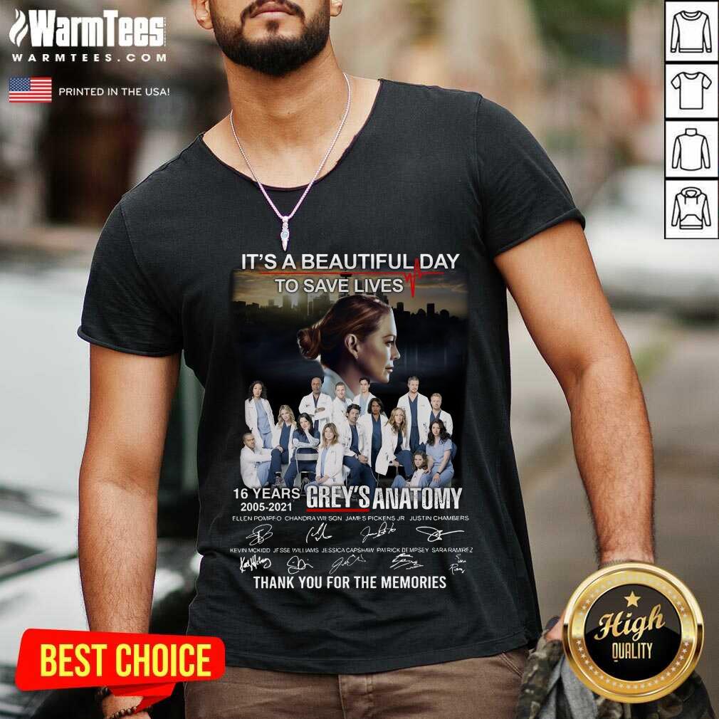 Funny Greys Anatomy Its Beautiful 2021 Shirt - Image 5