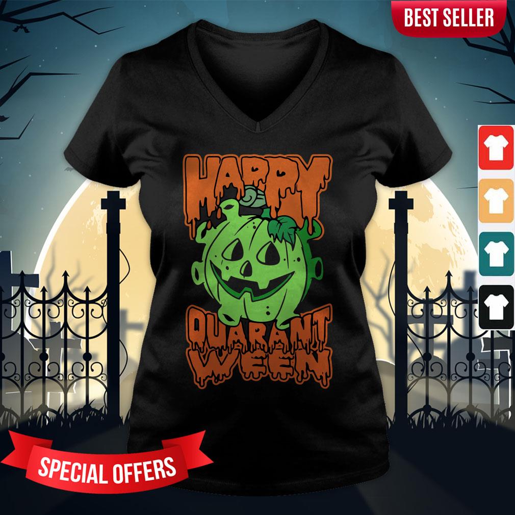 Funny Halloween Pumpkin Saying 2020 Spooky Quarantine Shirt - Image 2