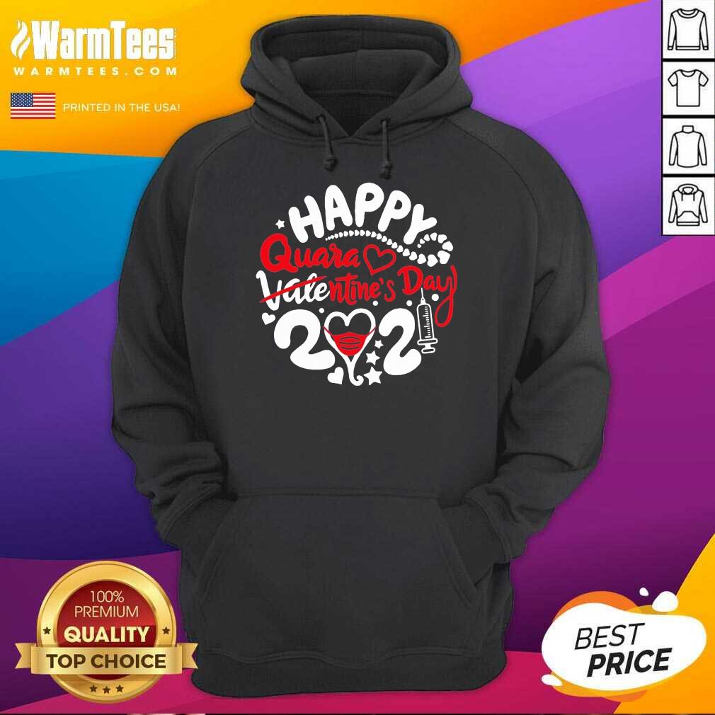 Funny Happy Quarantined Valentine’s Day 2021 Shirt - Image 2