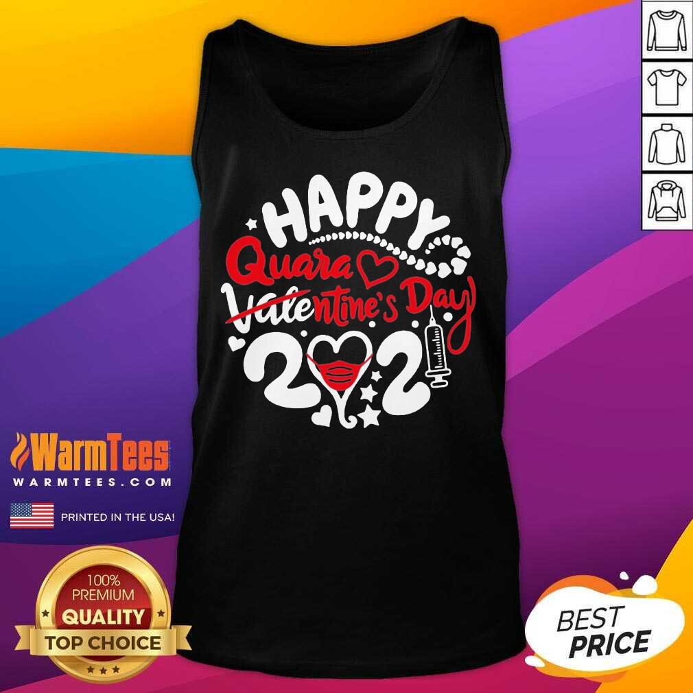 Funny Happy Quarantined Valentine’s Day 2021 Shirt - Image 4
