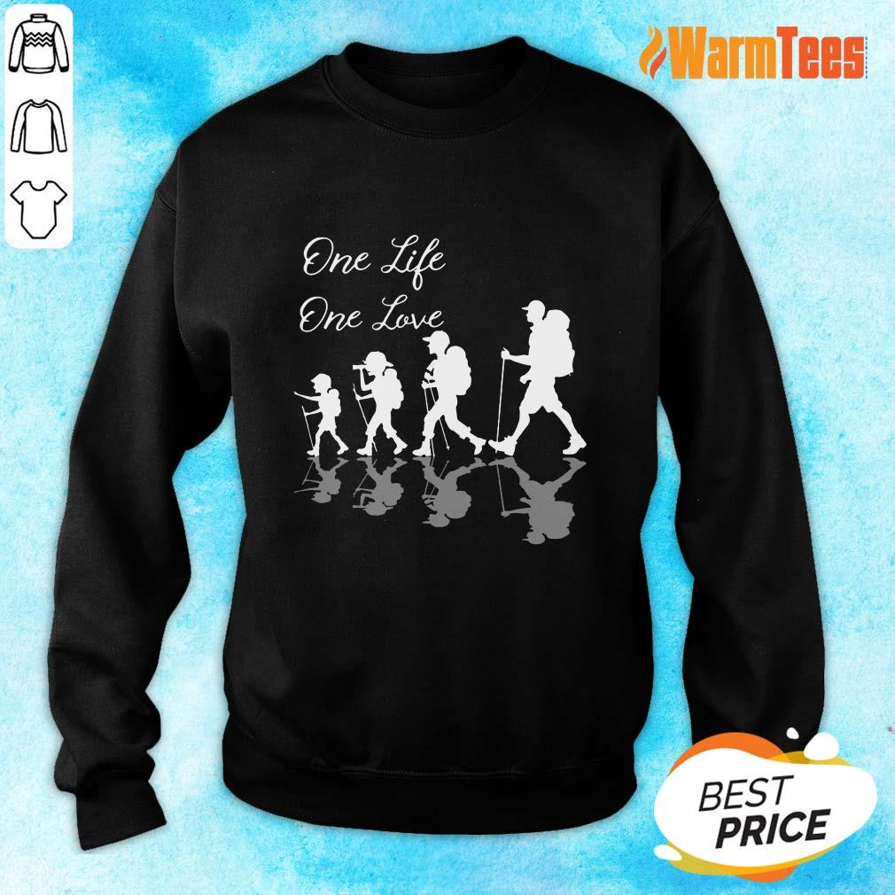 Funny Hiking One Life One Love Shirt - Image 2