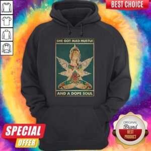 Alternative view of Funny Hippie Yoga She Got Mad Hustle And A Dope Soul Shirt