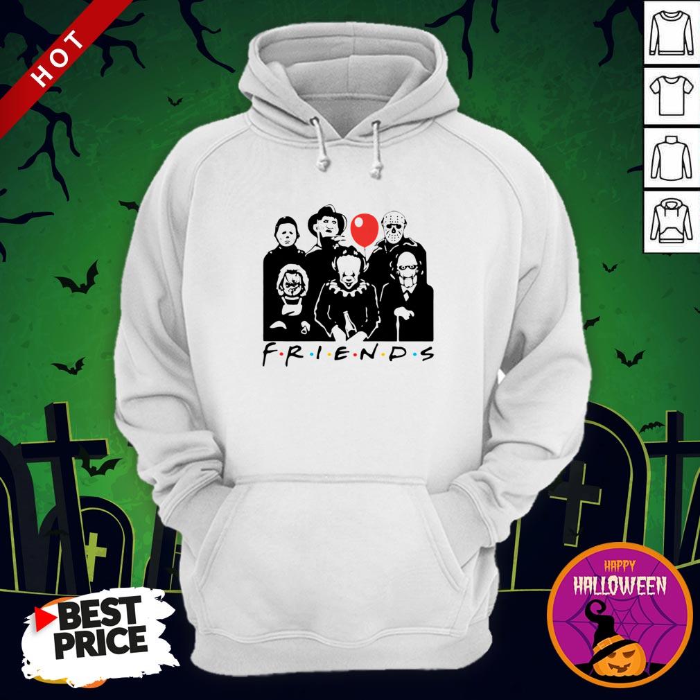Funny Horror Character Friends Halloween Shirt - Image 5