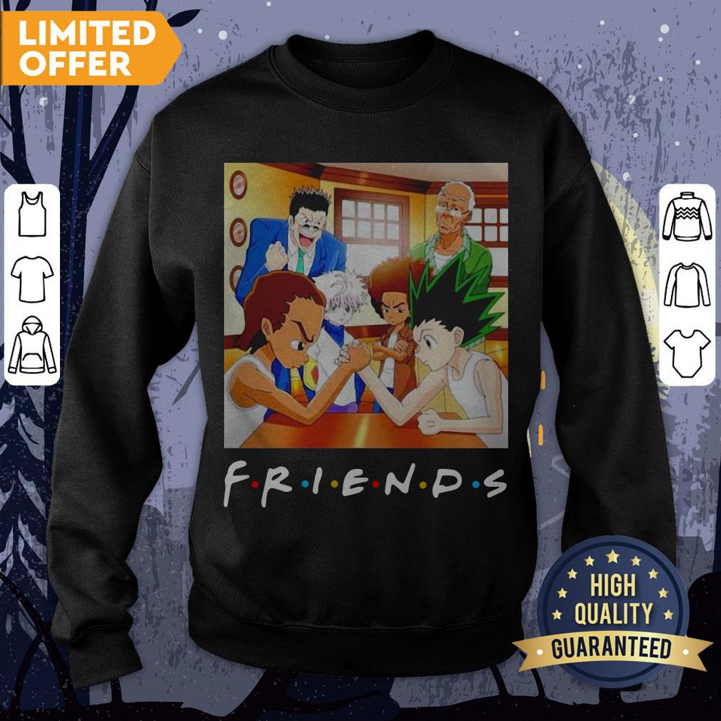 Funny Hunter X Boondocks Friends Tv Show Shirt - Image 4