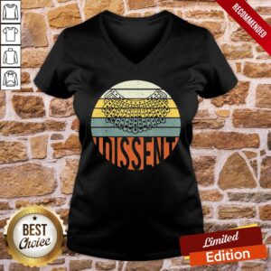 Alternative view of Funny I Dissent Quote Vintage RBG Shirt