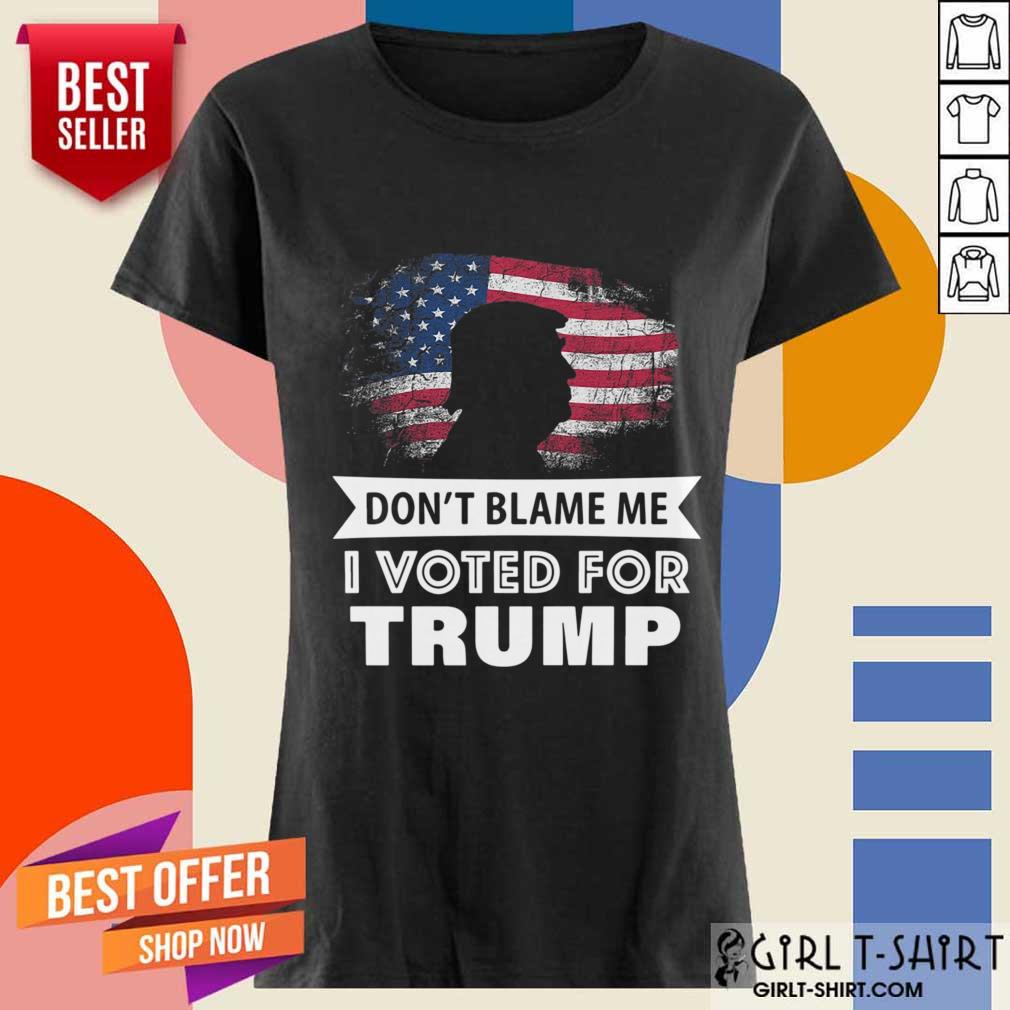 Funny I Voted To Save America Flag Shirt - Image 3