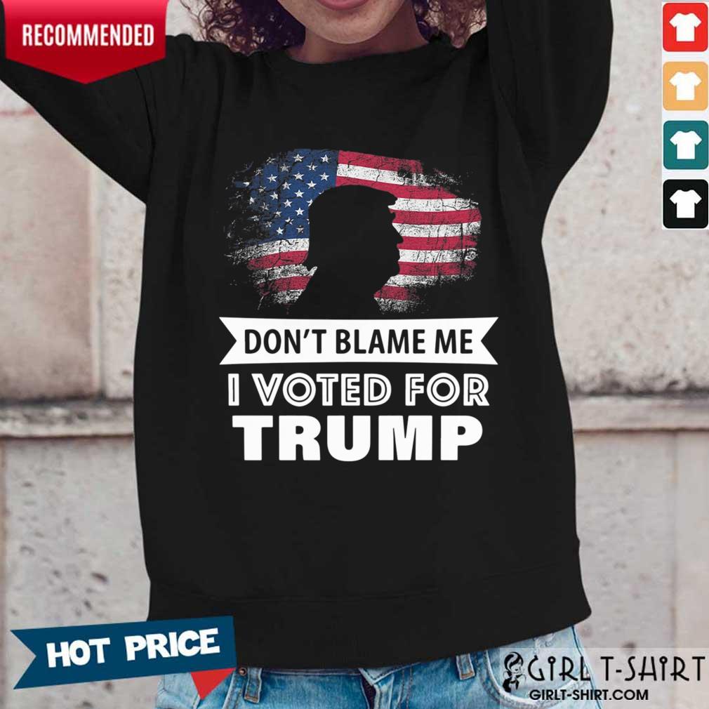 Funny I Voted To Save America Flag Shirt - Image 2
