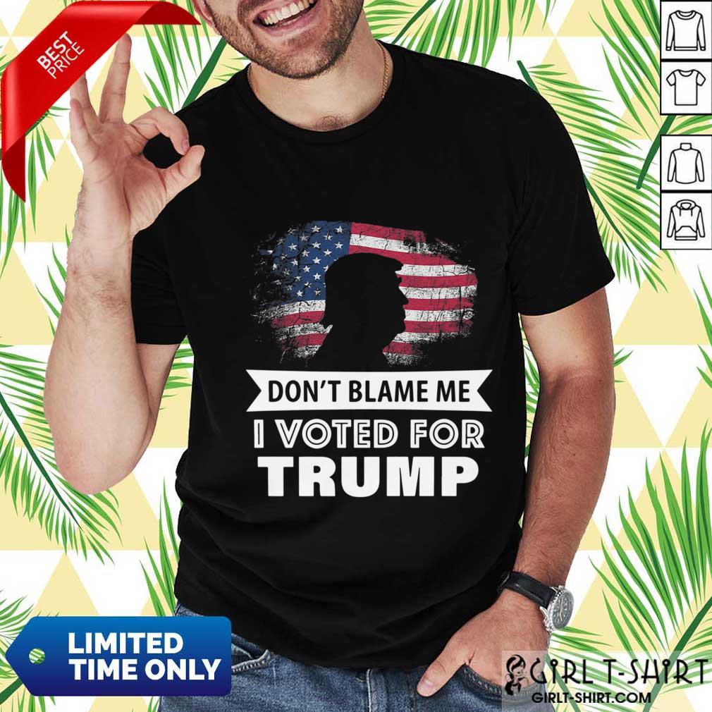 Funny I Voted To Save America Flag Shirt
