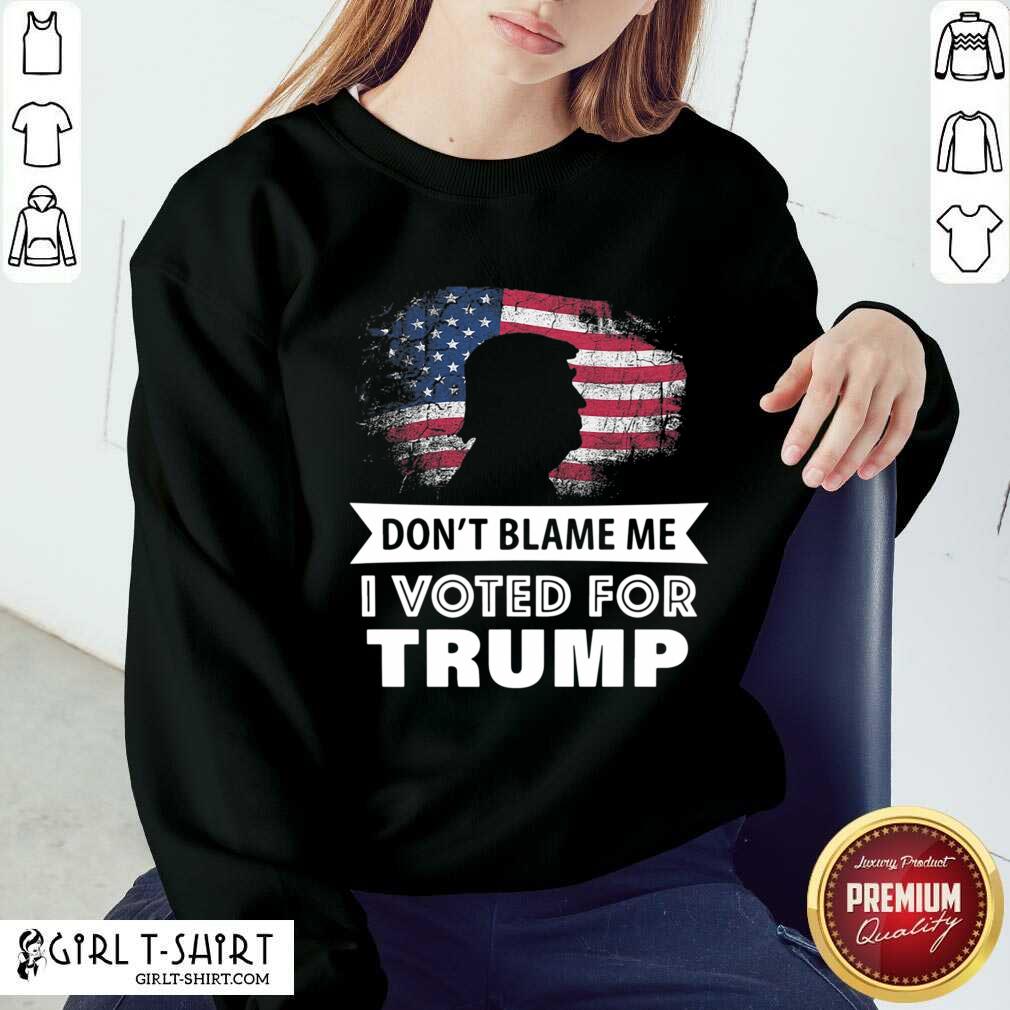 Funny I Voted To Save America Flag Shirt - Image 5