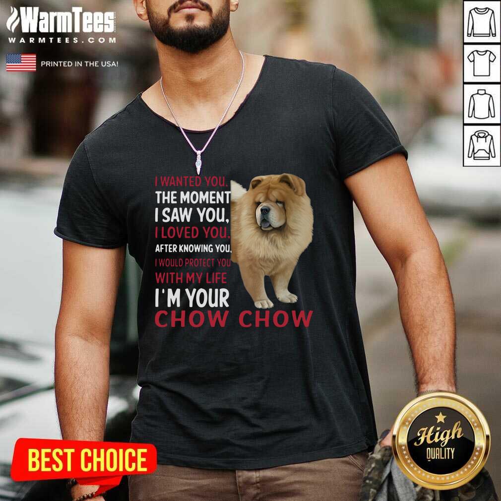 Funny I Wanted You The Moment I Saw You I Loved You After Knowing Chow Chow Shirt - Image 5
