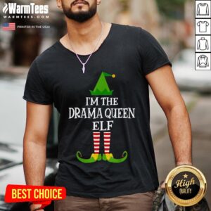 Alternative view of Funny Im The Drama Queen Elf Matching Family Christmas Shirt