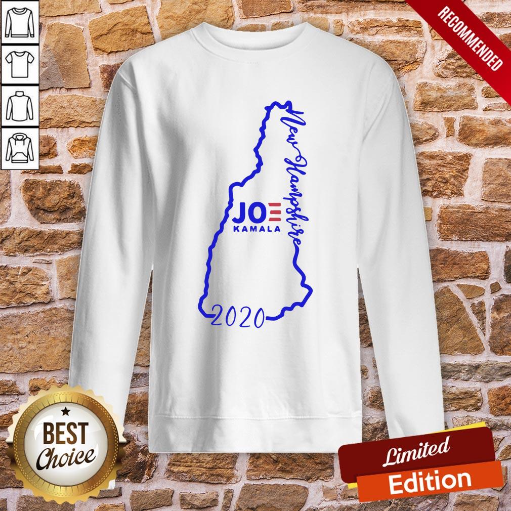 Funny Joe Biden And Kamala Harris Win New Hampshire 2020 Shirt - Image 4