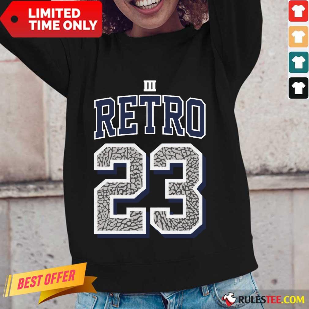 Funny Jordan 3 Retro 23 Georgetown Shirt - Image 2