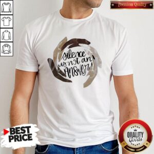 Funny Juneteenth Silence Is Not An Answer Hands Shirt