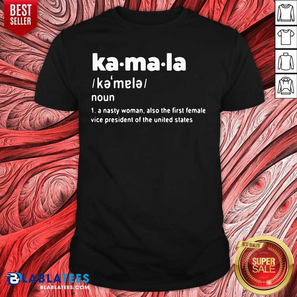 Funny Kamala Harris First Female Vice President Of The United States Shirt