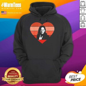 Alternative view of Funny Kamala Harris Inauguration Day 2021 Saint Valentine Heart Shirt