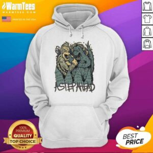 Alternative view of Funny Kong Vs Godzilla Astepahead Shirt