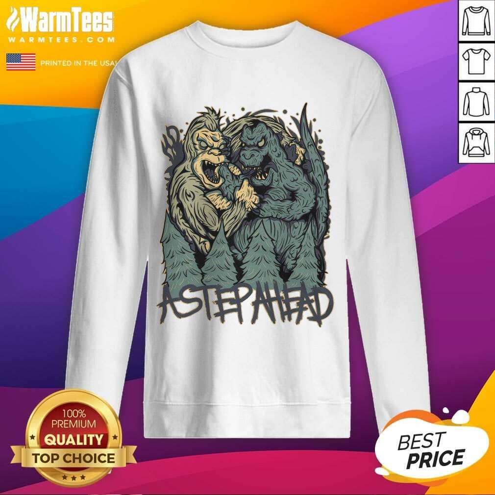 Funny Kong Vs Godzilla Astepahead Shirt - Image 3