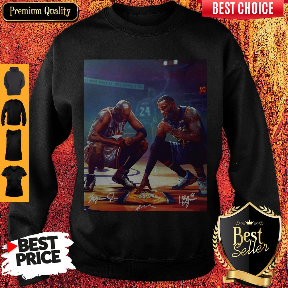 Funny Lebron James And Kobe Bryant Signatures Shirt - Image 4