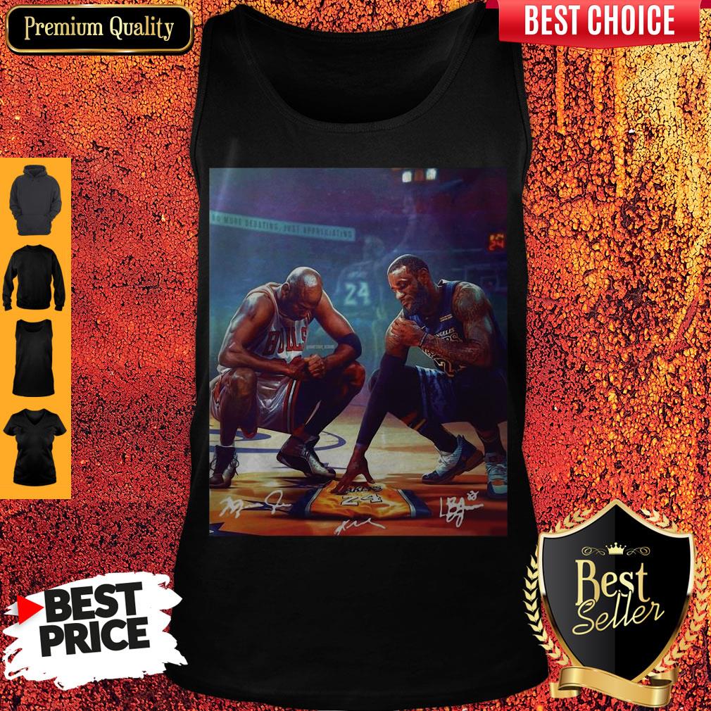 Funny Lebron James And Kobe Bryant Signatures Shirt - Image 3