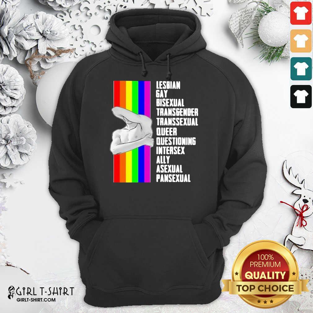 Funny Lesbian Gay Bisexual Transgender Transsexual Queer Questioning Intersex Ally Asexual Pansexual LGBT Shirt - Image 5