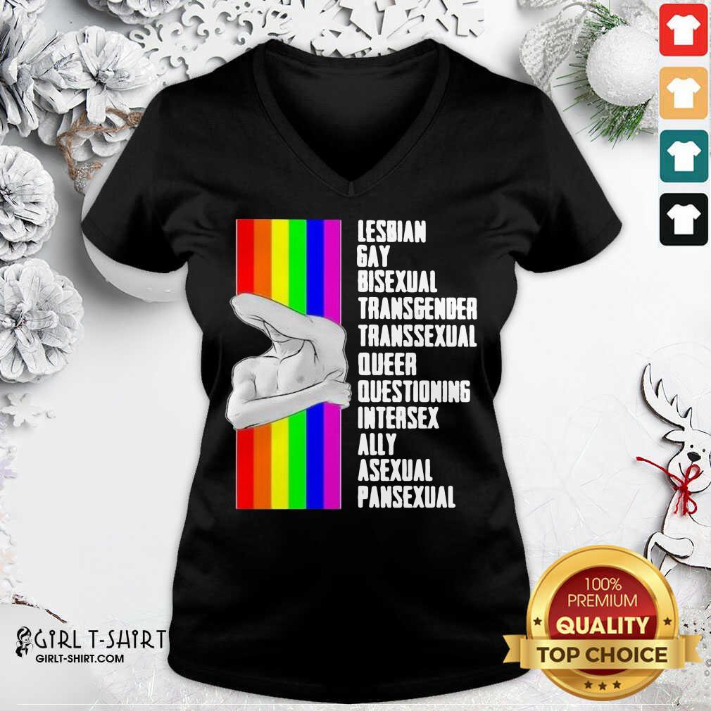 Funny Lesbian Gay Bisexual Transgender Transsexual Queer Questioning Intersex Ally Asexual Pansexual LGBT Shirt - Image 4
