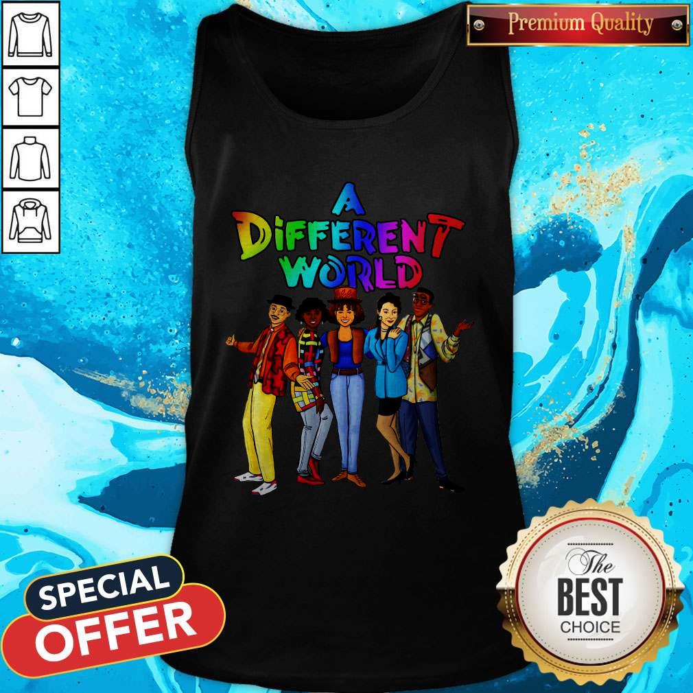 Funny LGBT A Different World Shirt - Image 4