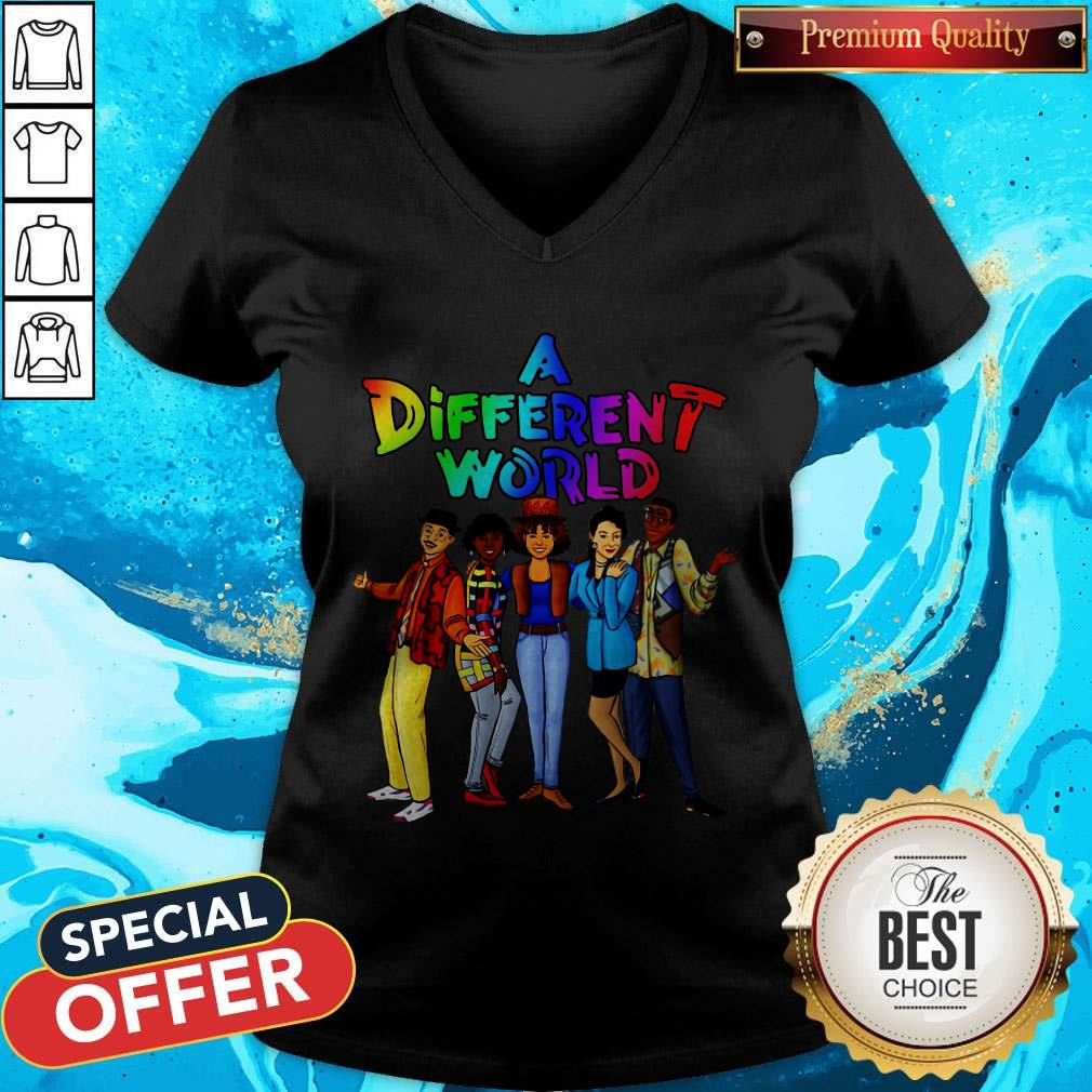 Funny LGBT A Different World Shirt - Image 3