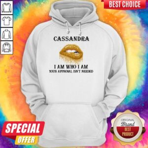 Alternative view of Funny Lip Diamond Cassandra I Am Who I Am Your Approval Isn’t Needed Shirt