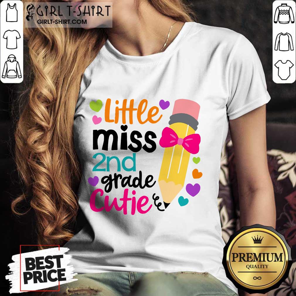 Funny Little Miss 2Nd Grade Cutie Shirt - Image 2