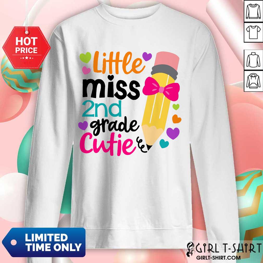 Funny Little Miss 2Nd Grade Cutie Shirt - Image 4
