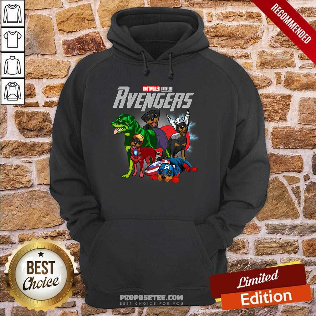 Funny Marvel Avengers Rottweiler Rvengers Shirt - Image 5