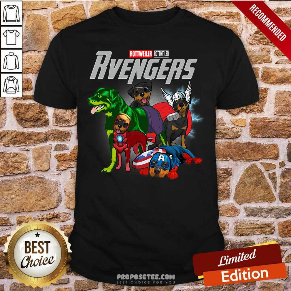 Funny Marvel Avengers Rottweiler Rvengers Shirt