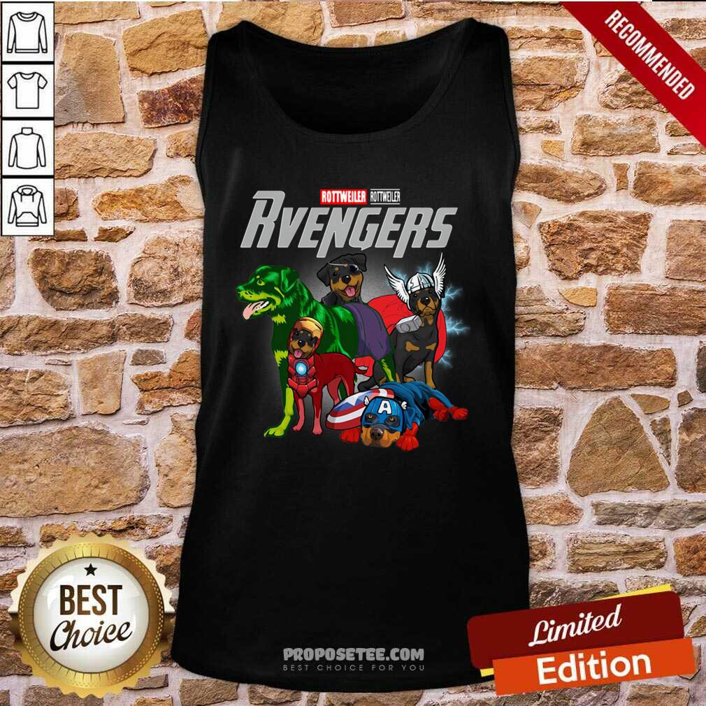 Funny Marvel Avengers Rottweiler Rvengers Shirt - Image 3