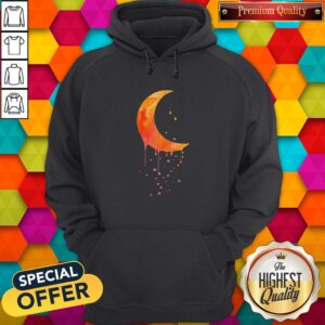Alternative view of Funny Melting Moon Shirt