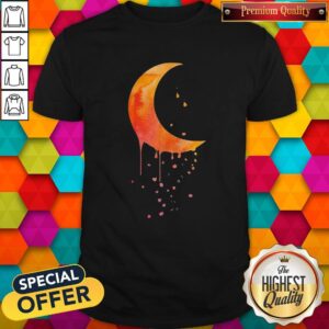 Funny Melting Moon Shirt