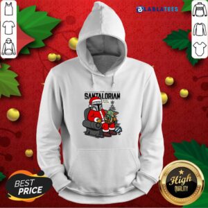 Alternative view of Funny Merry Christmas Star Wars The Mandalorian The Santalorian Shirt