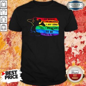 Funny Mickey LGBT I Am Brave I Am Bruised Shirt