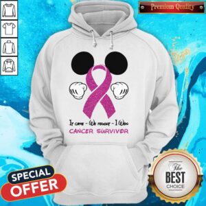 Alternative view of Funny Mickey Mouse If Carve We Fought I Won Cancer Survivor Shirt