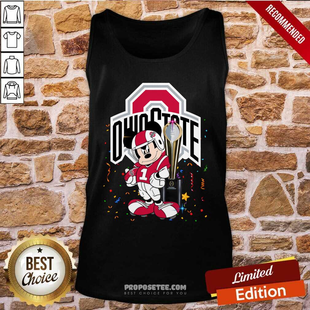 Funny Mickey Mouse Ohio State Buckeyes Shirt - Image 3