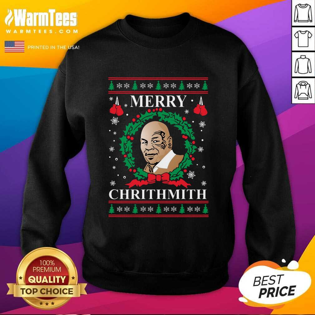 Funny Mike Tyson Merry Chrithmith Ugly Christmas Shirt - Image 3