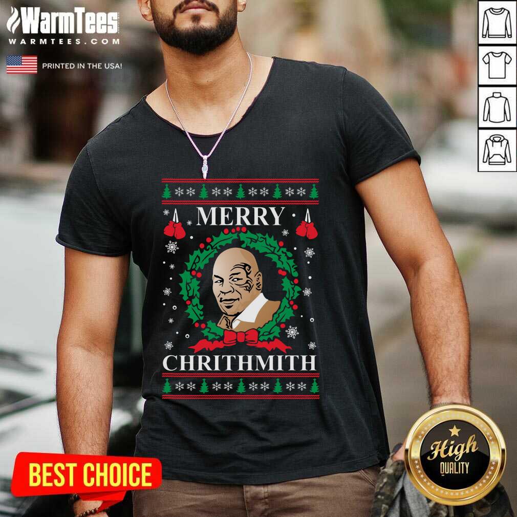 Funny Mike Tyson Merry Chrithmith Ugly Christmas Shirt - Image 5