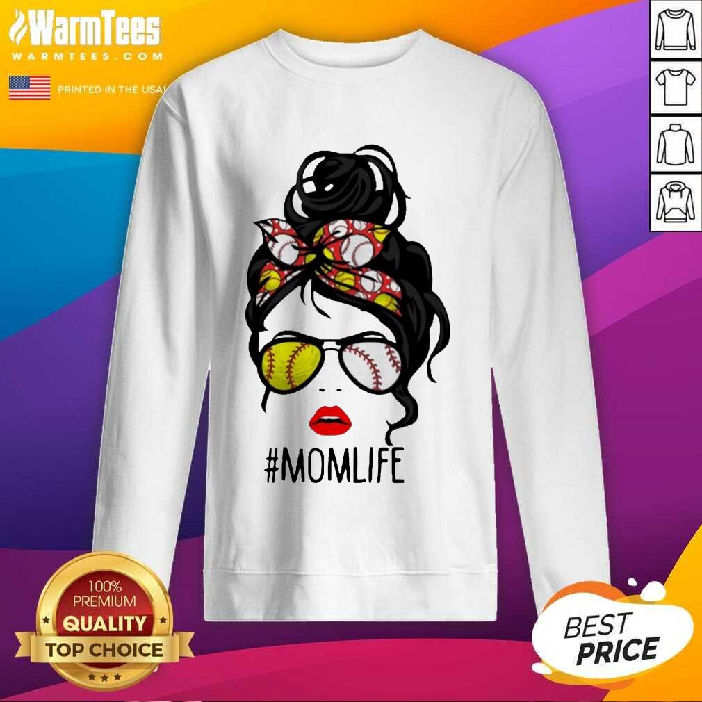 Funny Mom Life Softball Baseball 2021 Shirt - Image 4