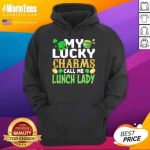 Alternative view of Funny My Lucky Charms Call Me Lunch Lady Shirt