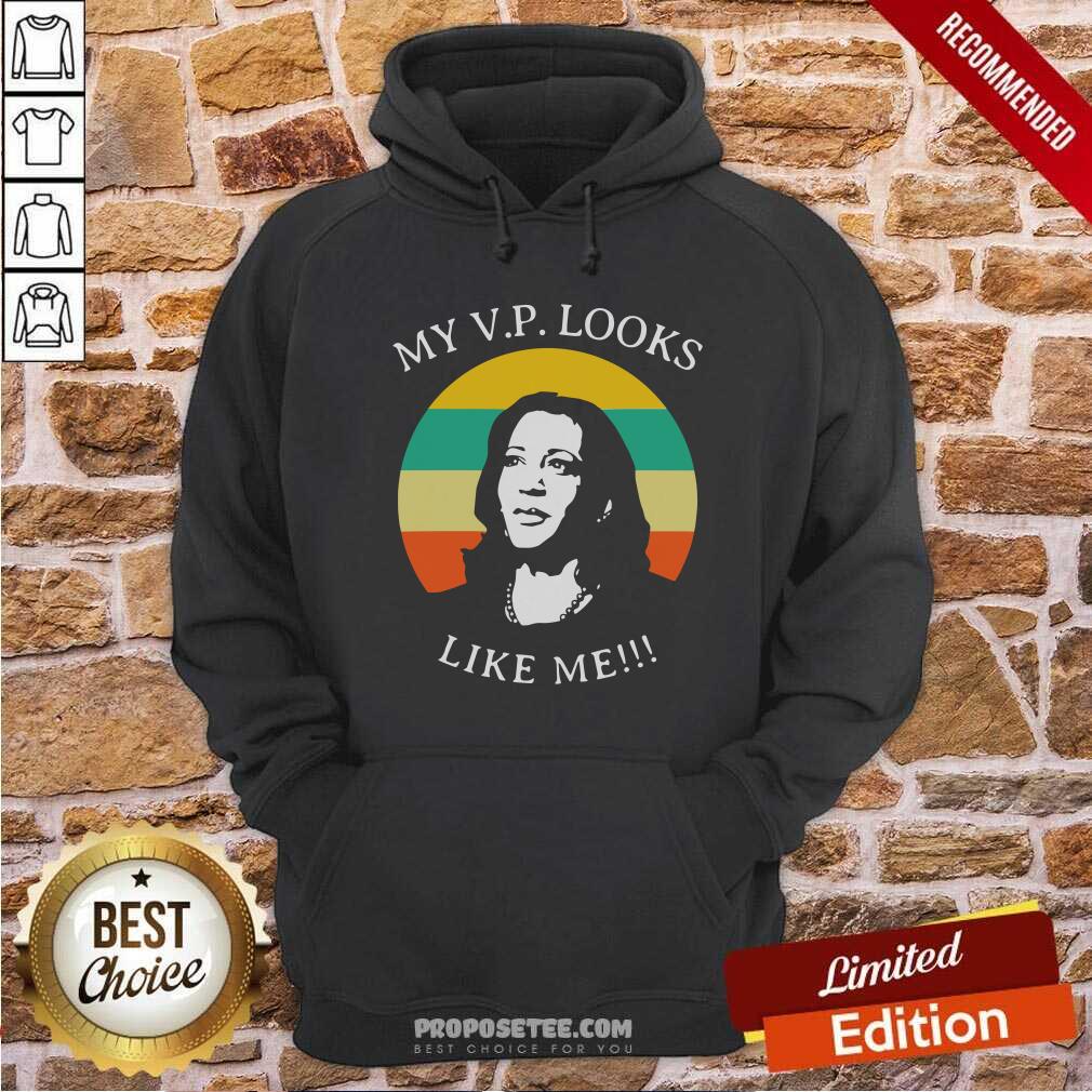 Funny My Vp Looks Like Me Congratulations Kamala Harris Vintage Shirt - Image 2