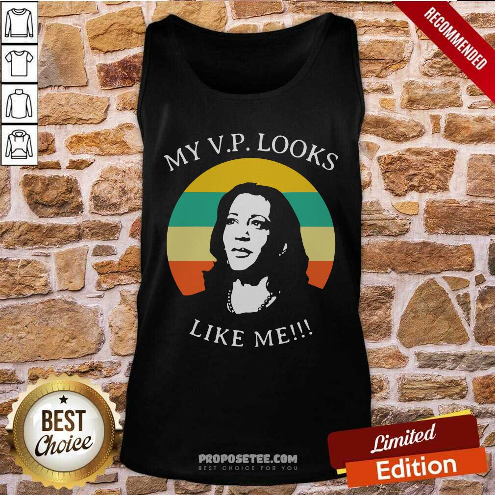 Funny My Vp Looks Like Me Congratulations Kamala Harris Vintage Shirt - Image 4