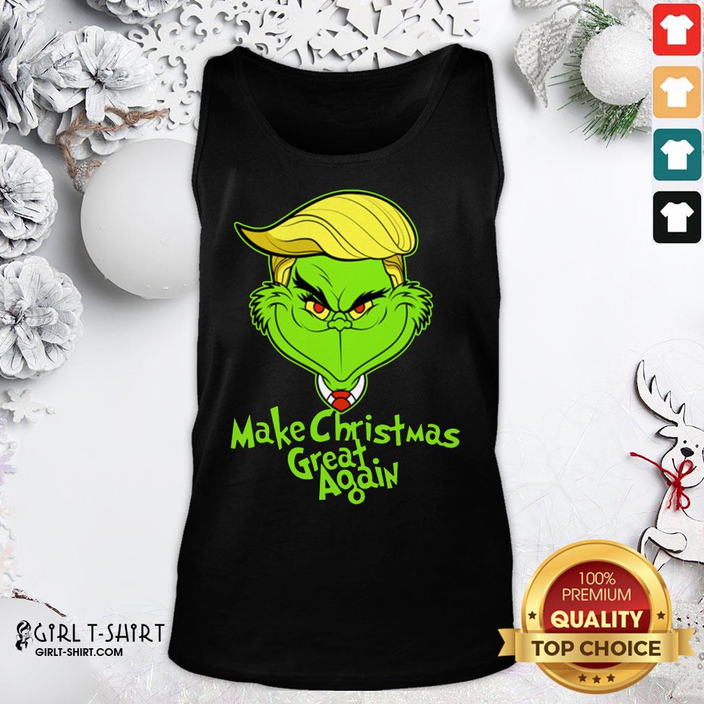 Funny Nice Grinch Trump Make Christmas Great Again Shirt - Image 3