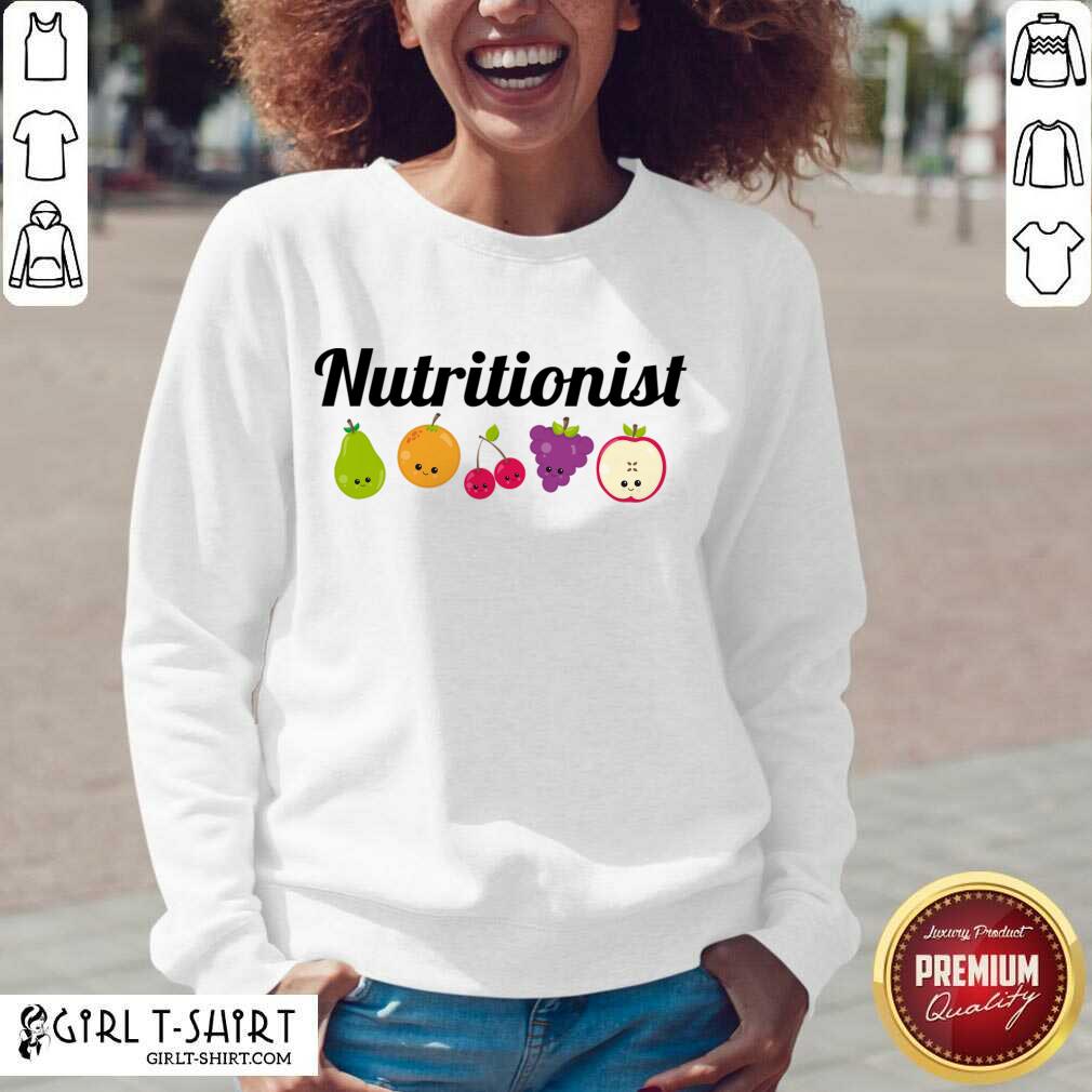 Funny Nutritionist Nutrition Funny Fruit Gift T-Shirt - Image 2