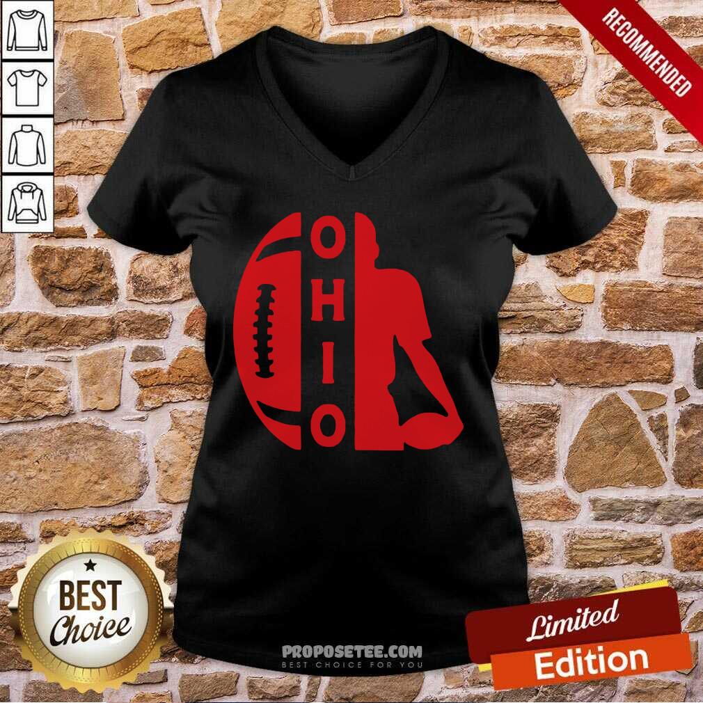 Funny Ohio OH State Football Vintage Athletic Style Shirt - Image 2