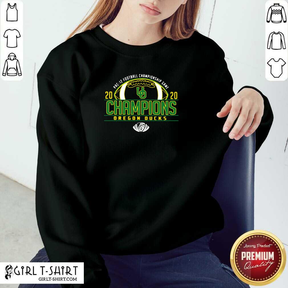 Funny Oregon Ducks 2020 PAC-12 Football Champions shirt - Image 4